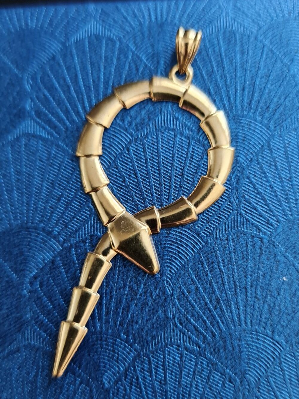 18k real gold pendant